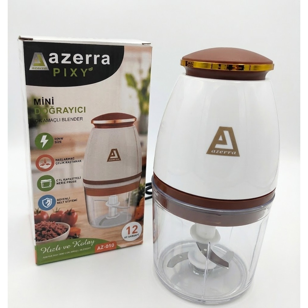 Doğrayıcı Azerra, SH_ID_198 AZ-010, 500 Vt, 0.7 l, Ağ, Qəhvəyi — 1