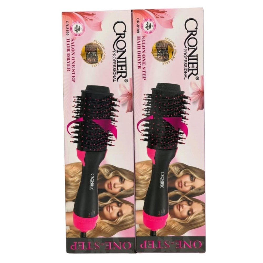 Fen-fırça Cronier CR 8199 1000 W çəhrayı-qara — 1