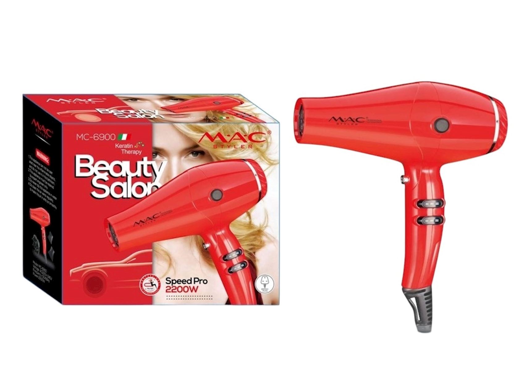Fen M.A.C Styler MC-6900 Red — 1