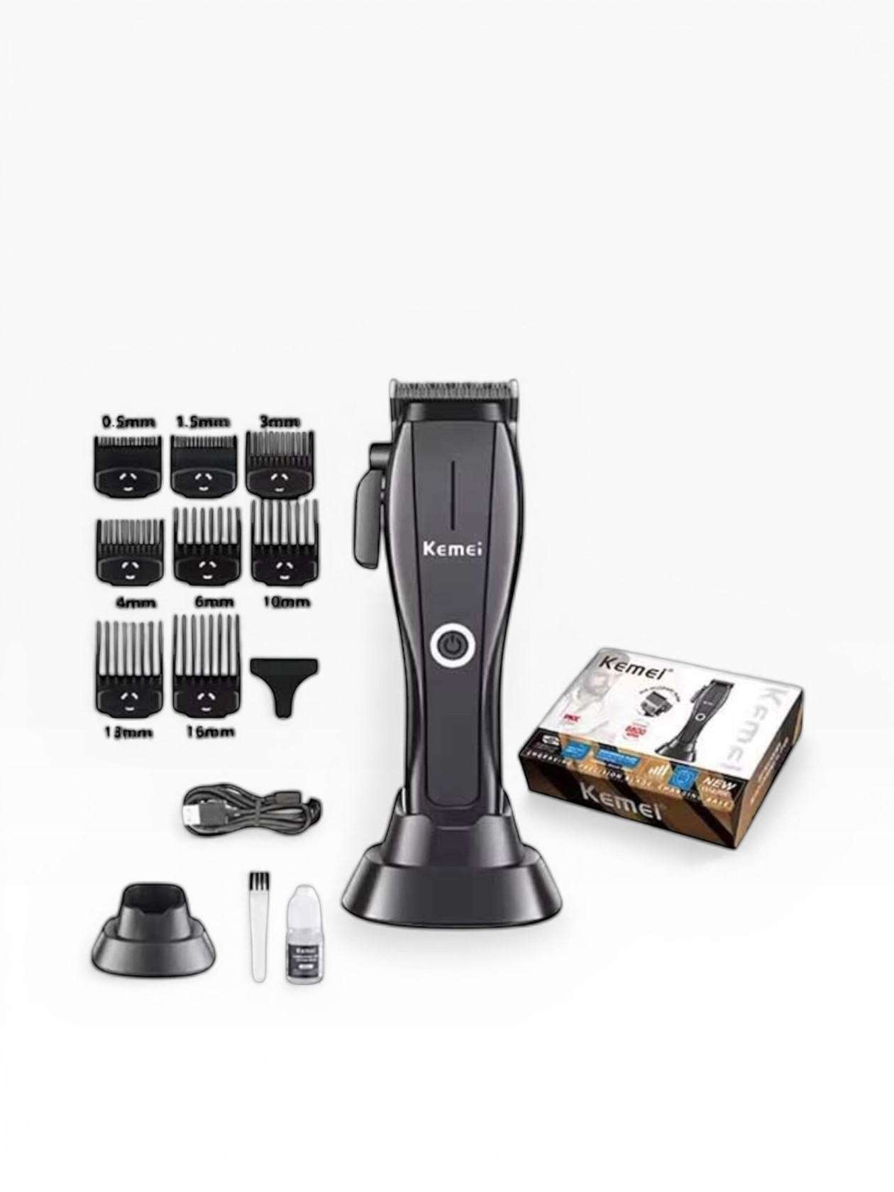 Saç kəsimi üçün universal cihaz Kemei KM-2286 Black — 1