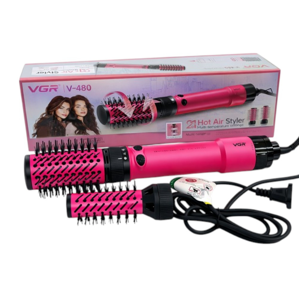 Fen-fırça VGR VGR-480, 1200 Vt, çəhrayı — 1