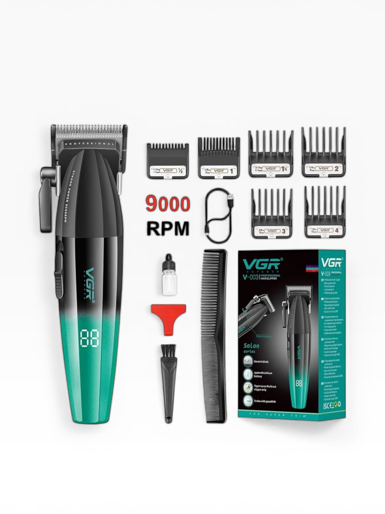 Saç kəsimi üçün universal cihaz NS VGR V-003, 8 W — 1