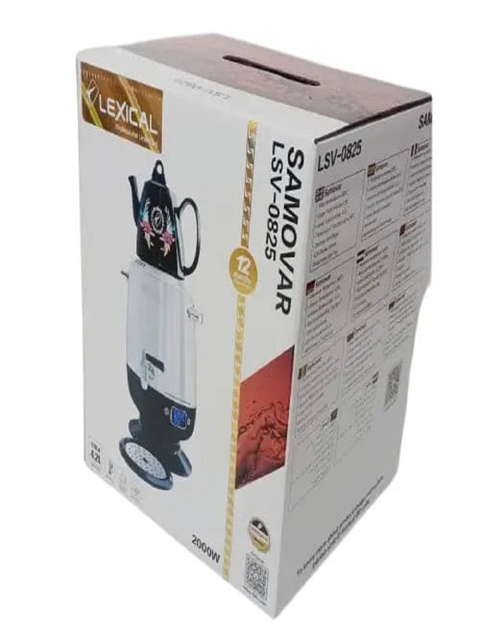 Elektrik çaydan və dəm çaydanı Lexical LSV-0825 Gümüşü — 1