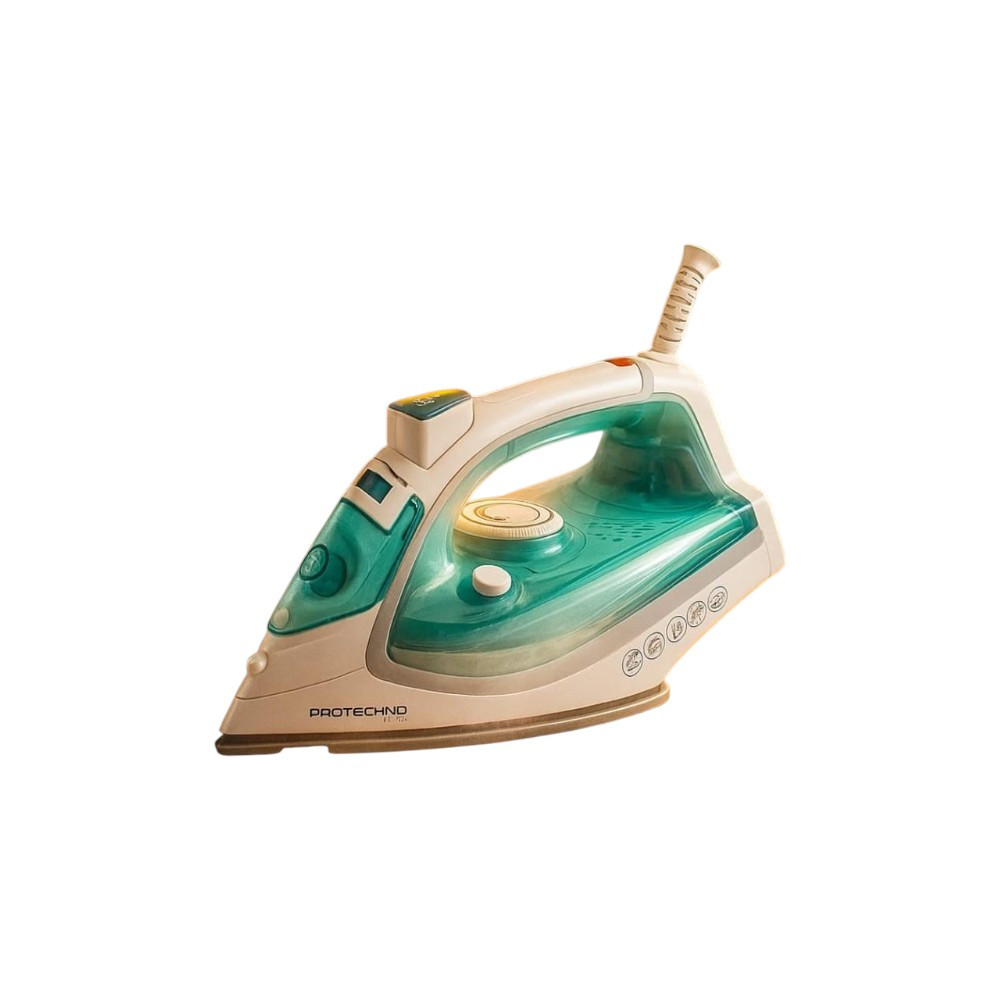 Ütü ProTechno PRT-032 WN 2600 W keramika altlıqlı açıq yaşıl-ağ. — 1