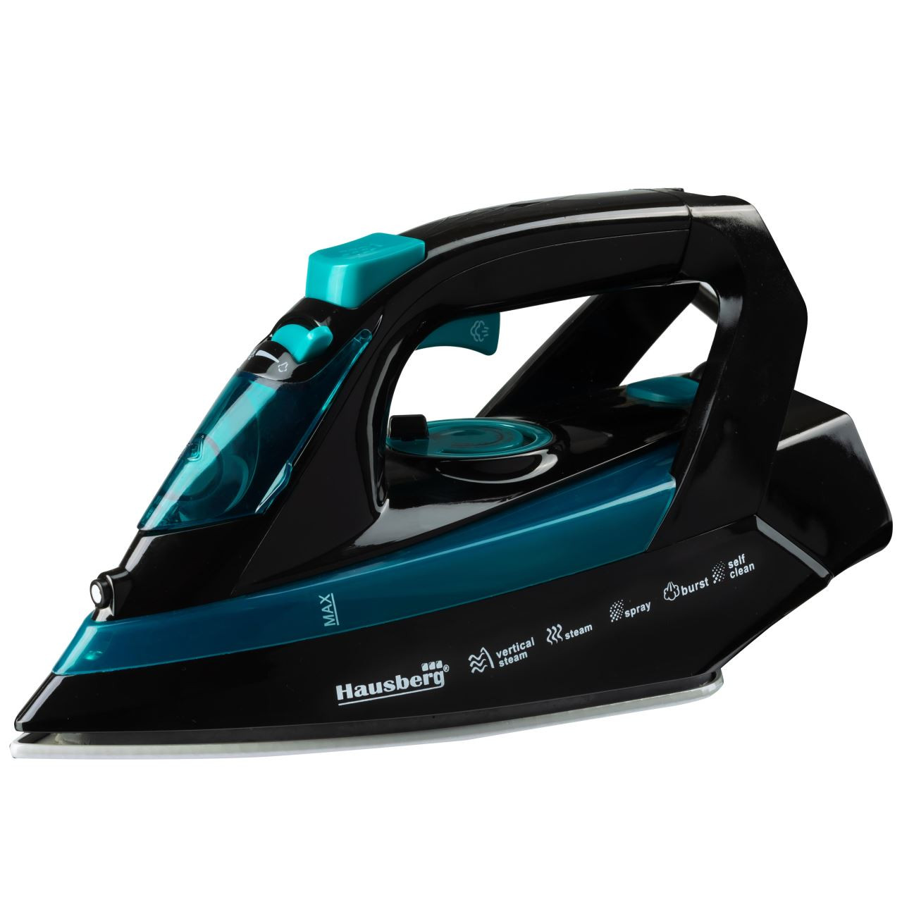 Hausberg HB-7840VR Elektrik Buxarlı Ütü, Keramika altlıq, Auto-shut off — 1