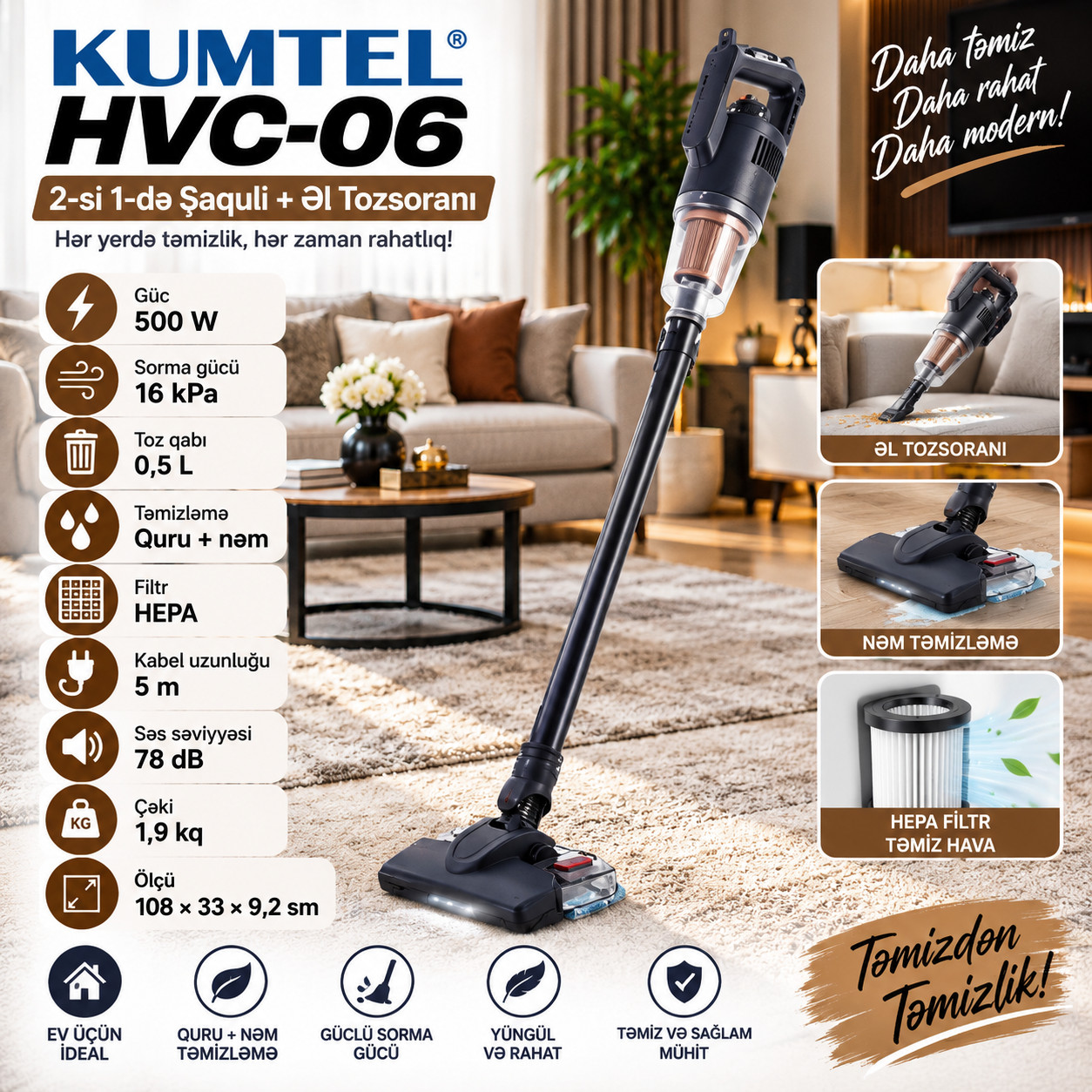Vertikal tozsoran Kumtel HVC-06 — 1