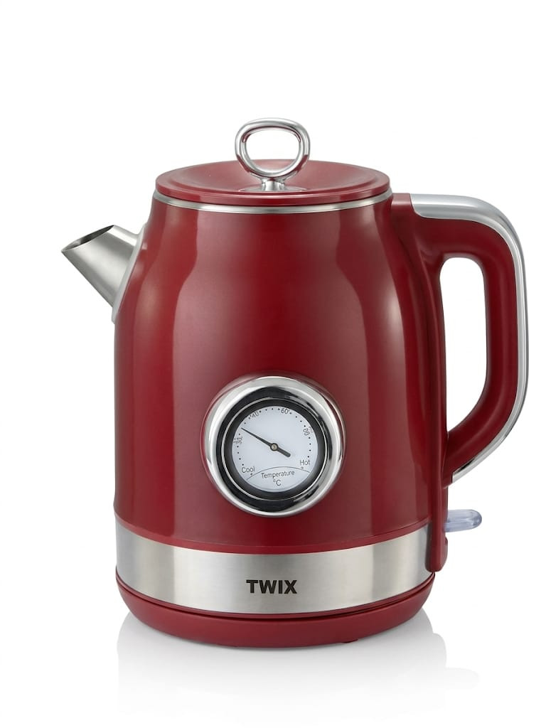 Elektrik çaydanı Twix (TP.160-016), 1500 Vt, qırmızı — 1