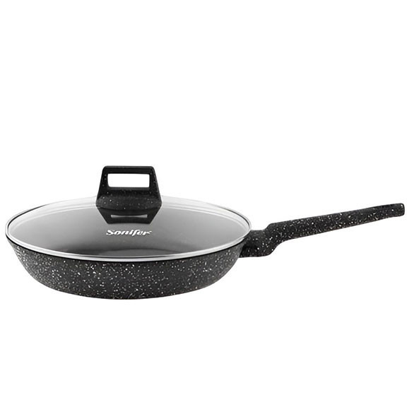 Tava Sonifer SF-1129-20, qranit, qara, 20 sm — 1