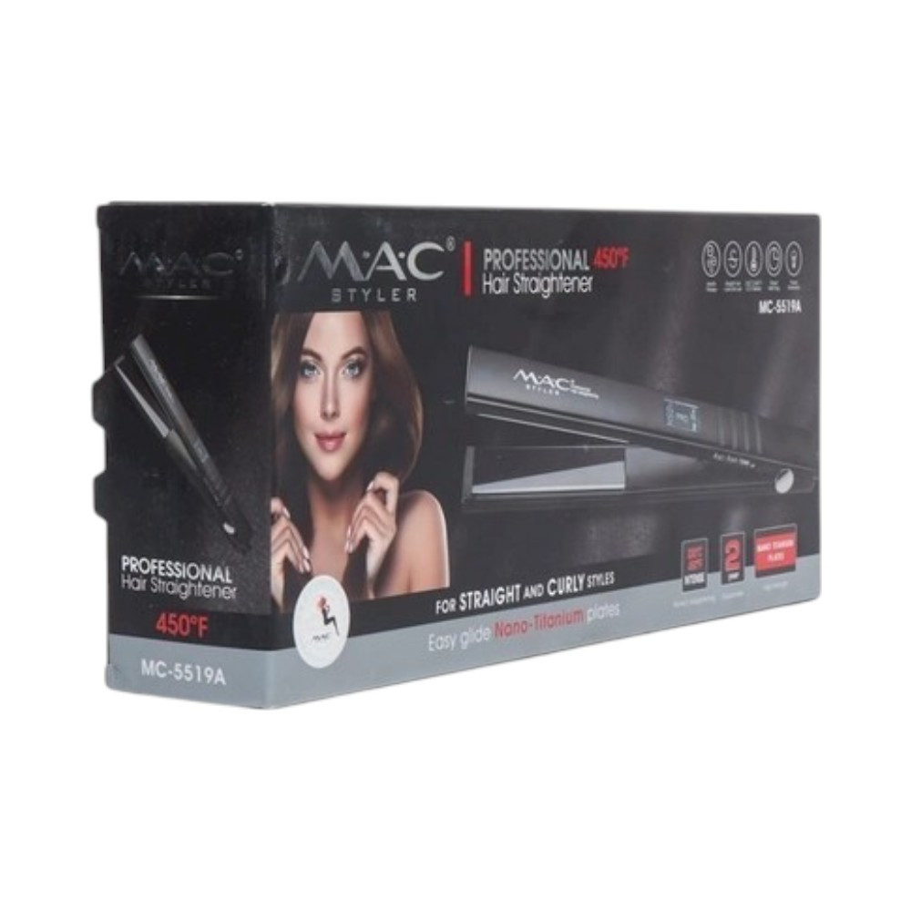 Saç düzləşdirici MC-5519A ionlaşma funksiyalı 30 mm qara — 1
