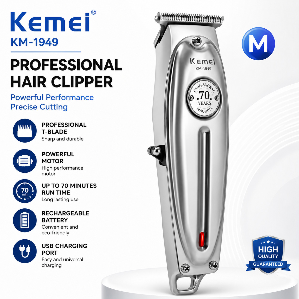 Trimmer Kemei KM1949 — 1