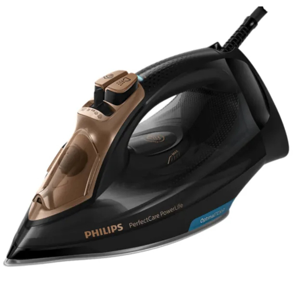 Ütü Philips GC3929/66 (Shark_ID_64), keramika, 2600 Vt, qara/qəhvəyi — 1