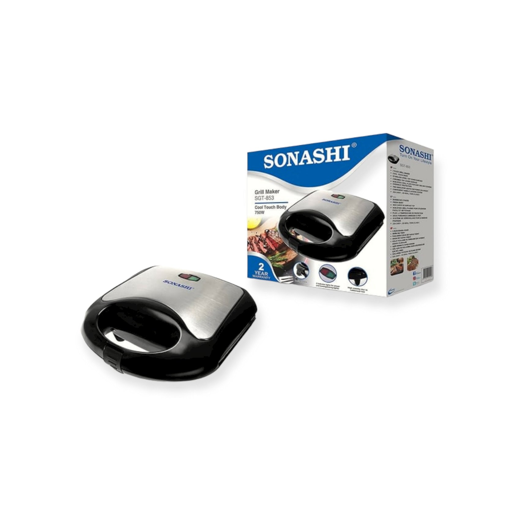 Sendviç cihazı Sonashi SGT-853. — 1