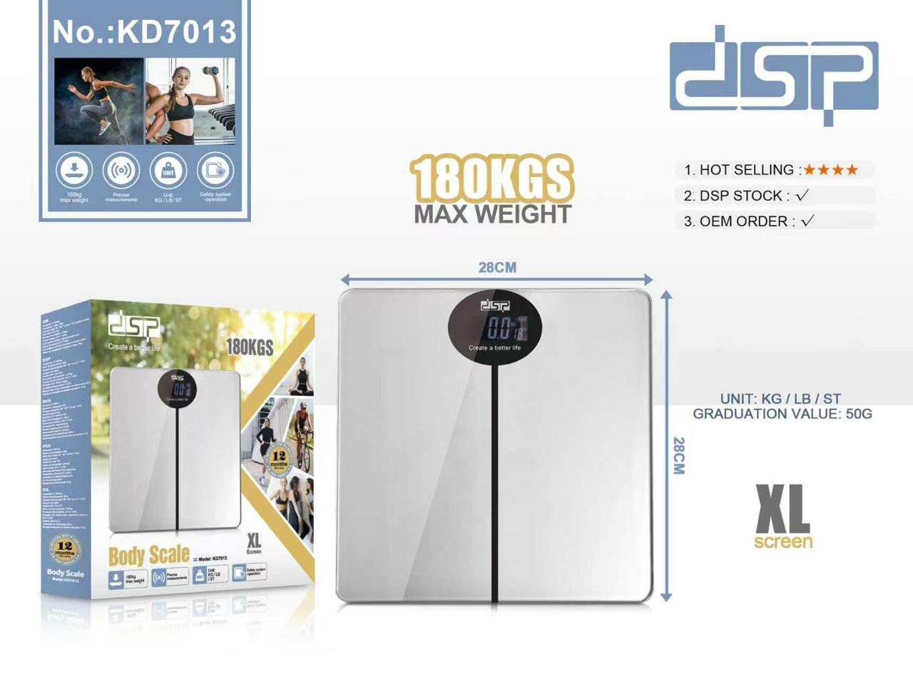 Döşəmə tərəzisi DSP KD7013 Silver — 1