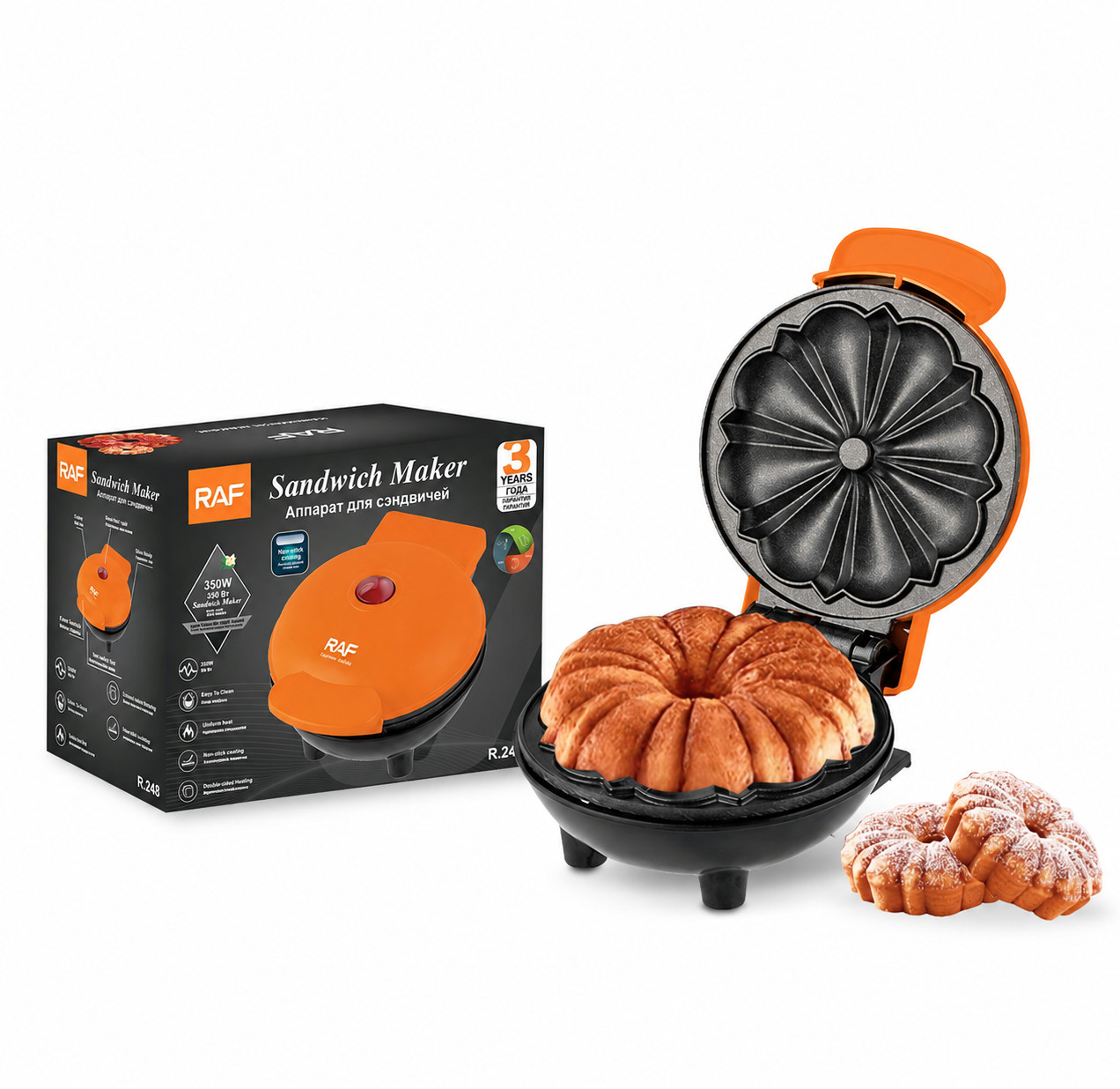 Keks cihazı RAF R.248, 350 Vt, narıncı — 1