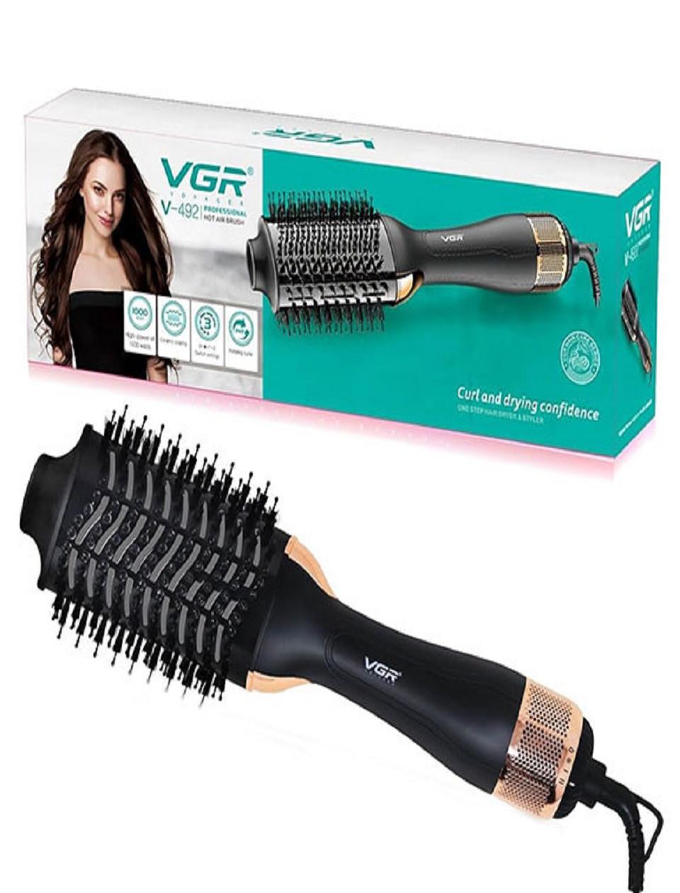 Fen-fırça VGR V-492, 1200 W — 1