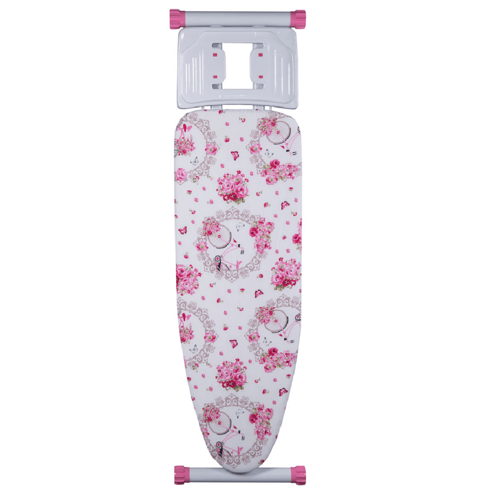Ütü masası Harbinger Belezza MM600, 123x42 sm, ağ/çəhrayı — 1