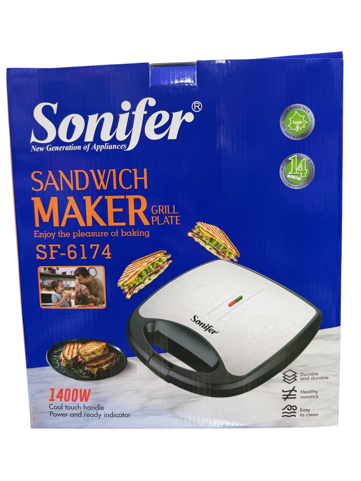 Sendviç cihazı sonifer sf-6174 FsE004 — 1
