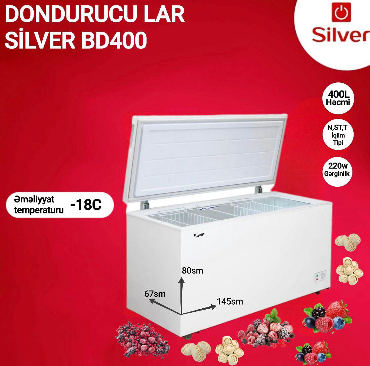 Dondurucu qutu Silver BD 400 — 1