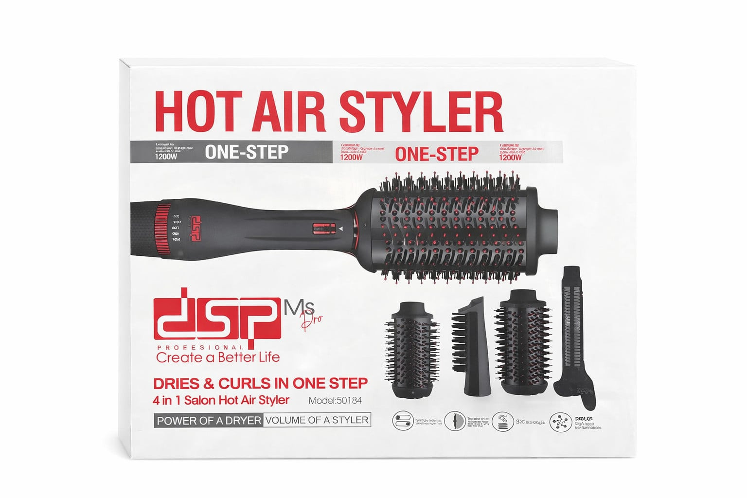 Fen-şotka DSP MS Pro 50184 4-ü-1-də One-Step 1200W - DSP MS Pro 50184 GS — 1