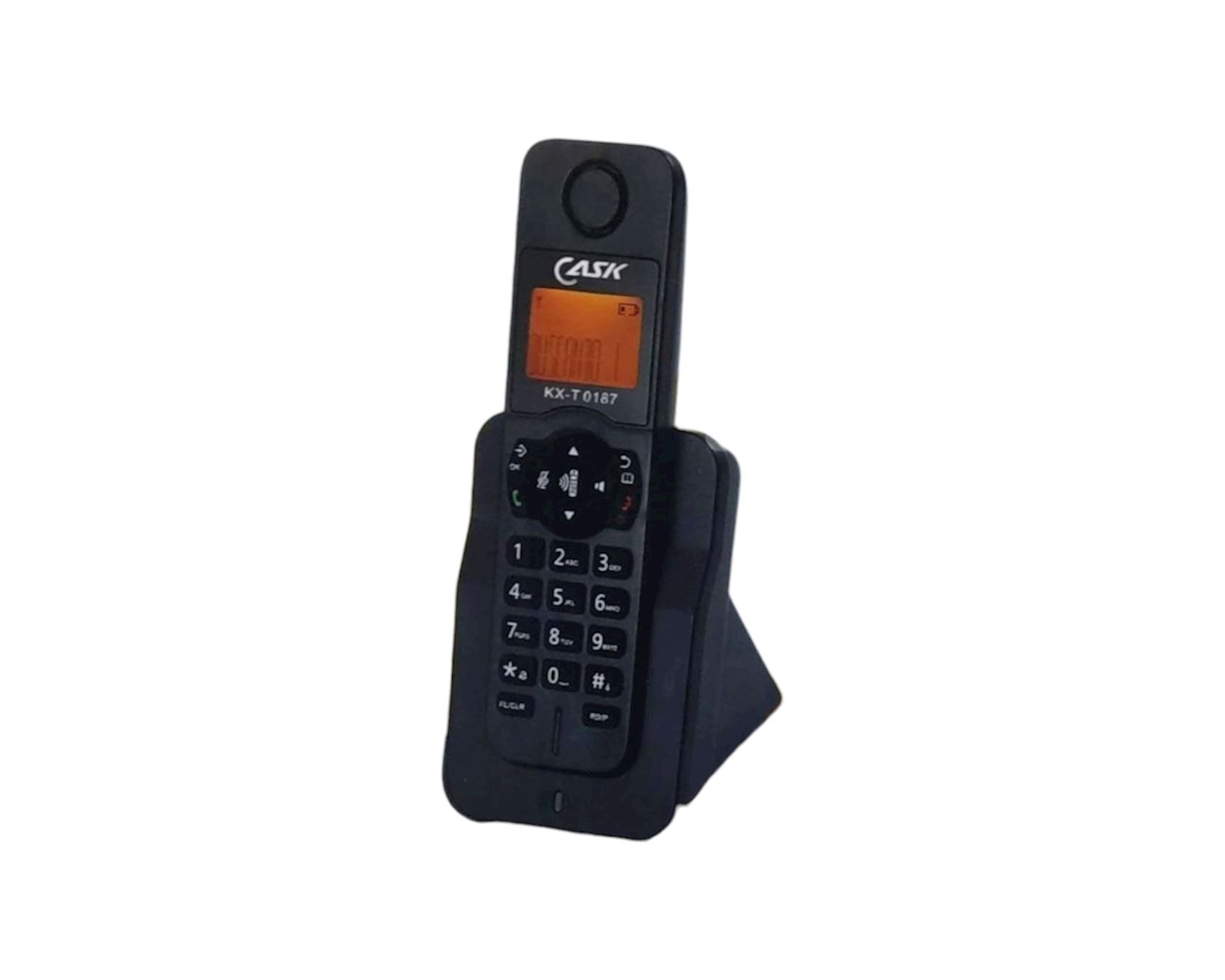 Radiotelefon cask KX-T0187, qara — 1