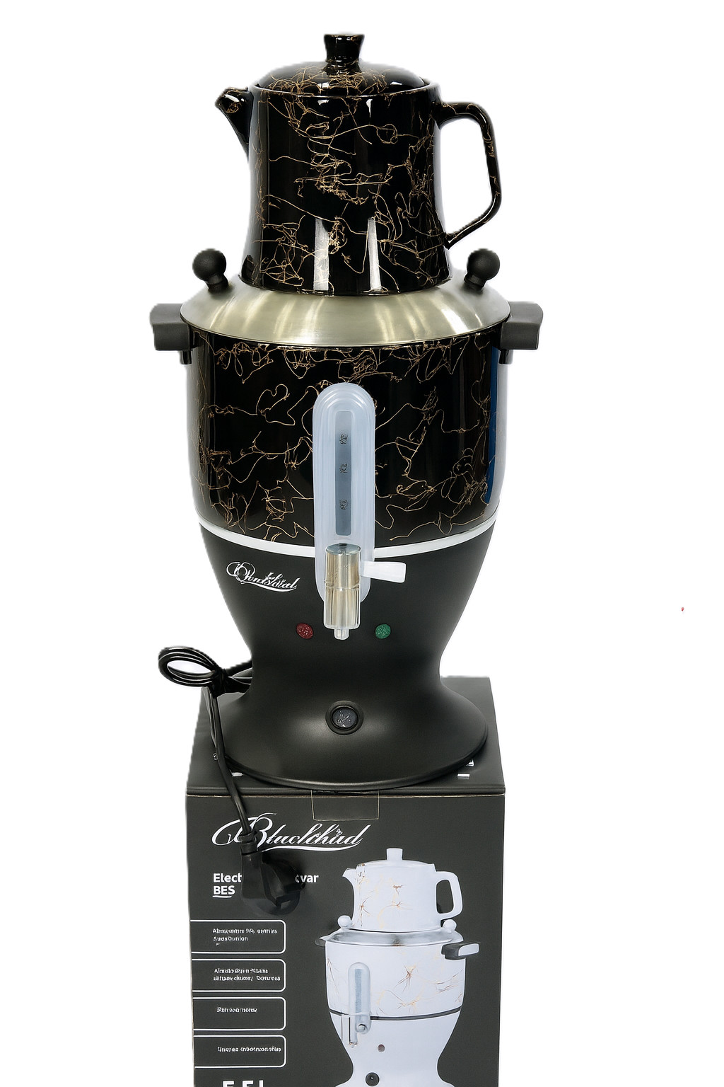 Elektrikli samovar Blackbird BES-9091 Black — 1