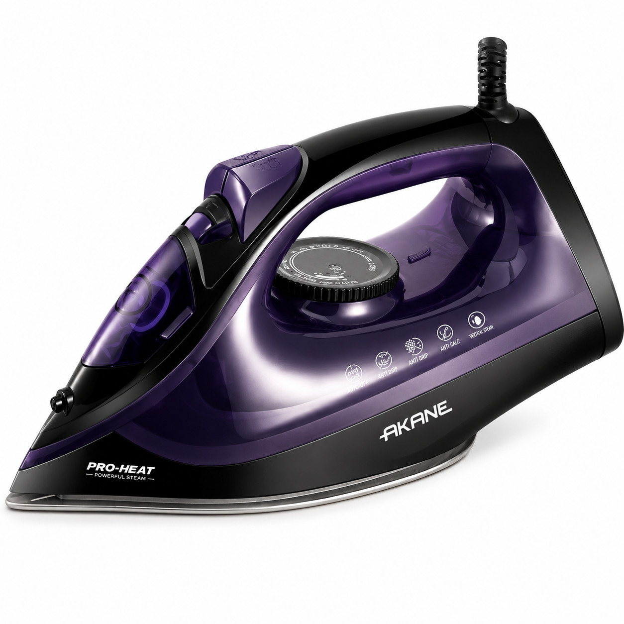 AKANE A.1009P Pro-Heat Buxarlı Ütü, Bənövşəyi — 1