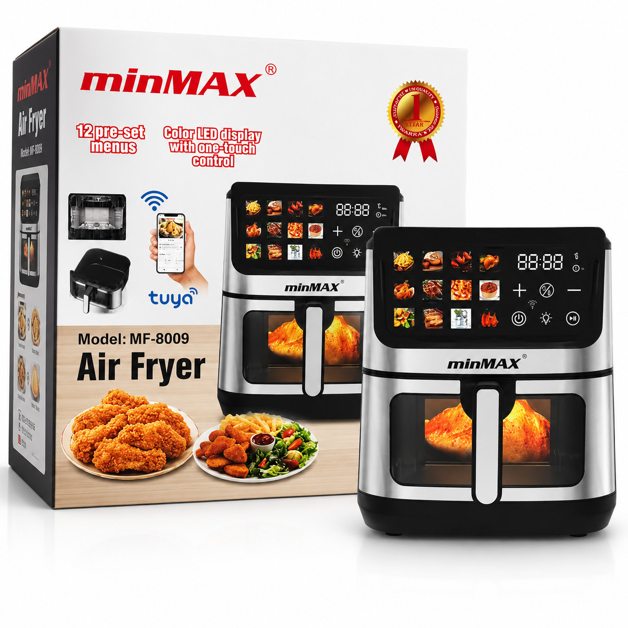 Aerofritür MinMax MF-8009, 1800 Vt — 1
