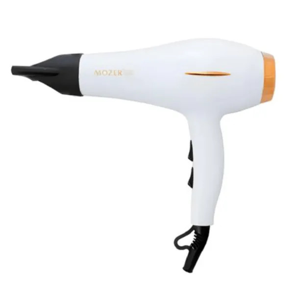 Fen Mozer MZ-5918W 5000W, 2 sürət, 3 rejim, konsentrator və daraq başlıqlı, ağ rəng — 1