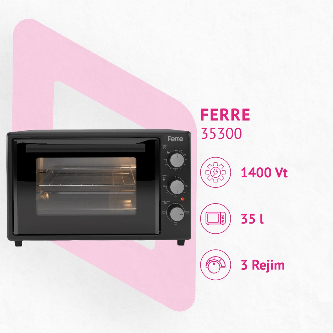 Elektrik soba Ferre 35300 Black — 1