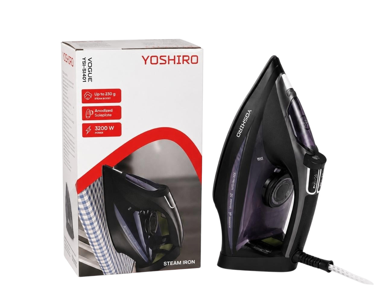 Ütü Yoshiro YSI-S1401 Black — 1