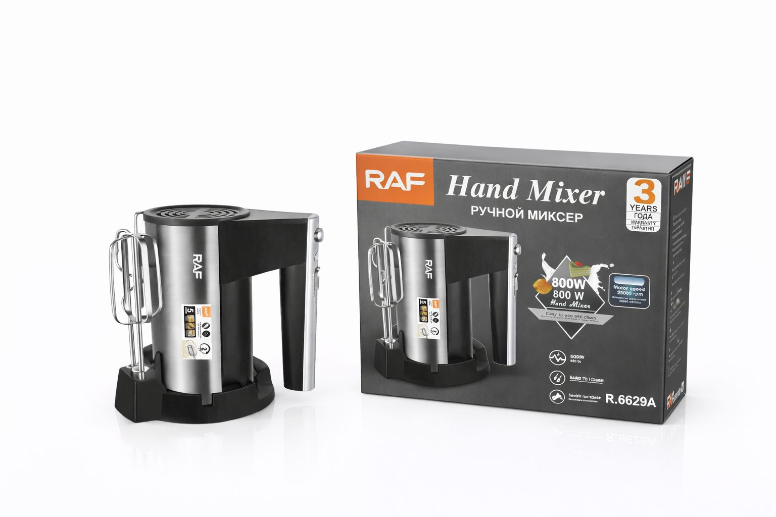 Mikser RAF R.6629A, 800W — 1