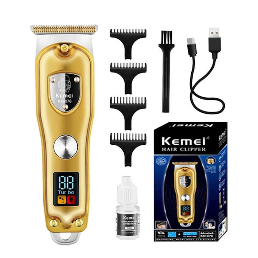 848999_DUBL_Saç qırxan maşın Kemei KM-078 Gold - SH_mpn_000995 — 1