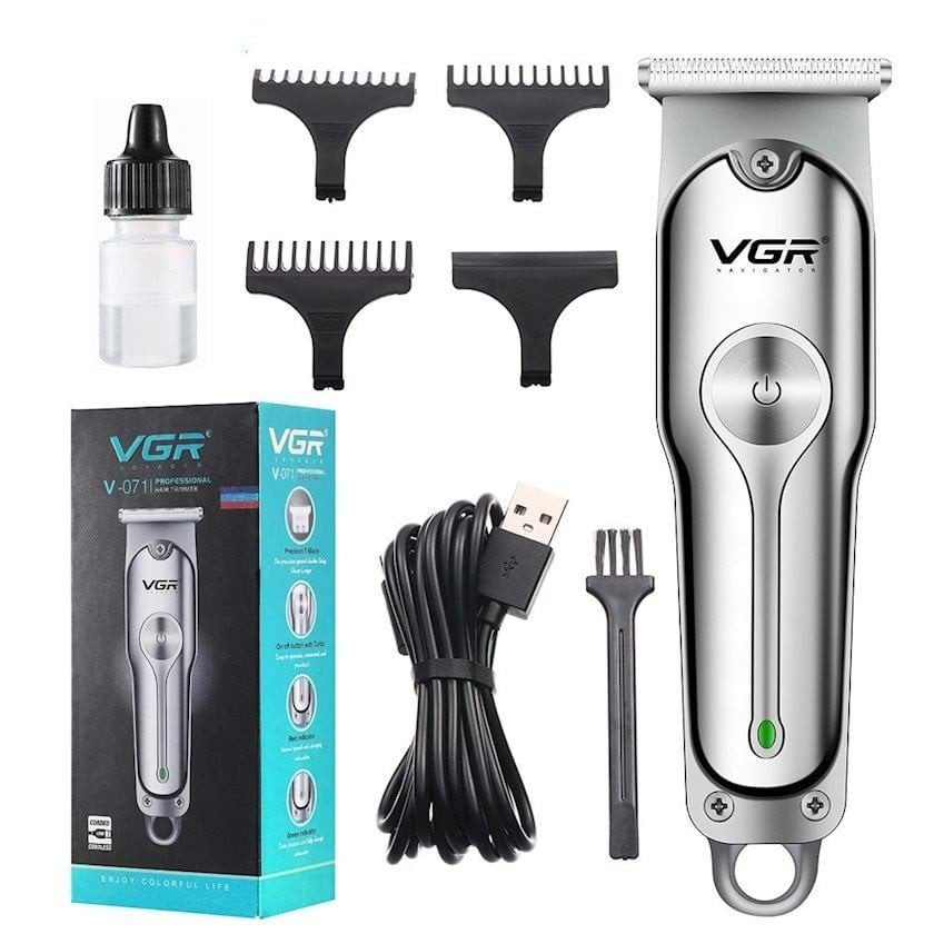 Saç kəsimi üçün universal cihaz VGR VGR071 Silver — 1