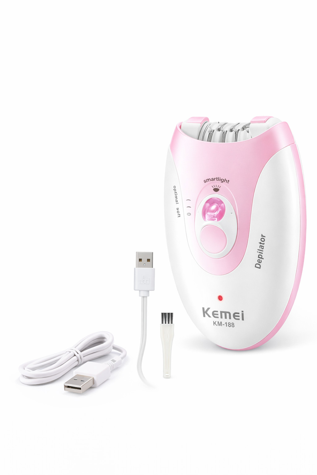 Epilyator Kemei KM-188 Rose Velvet — 1