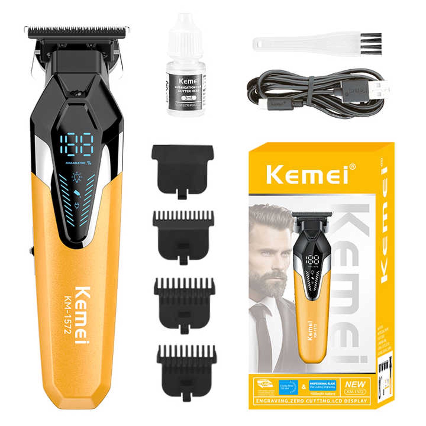 Saç kəsimi üçün trimmer Kemei KM-1572 — 1