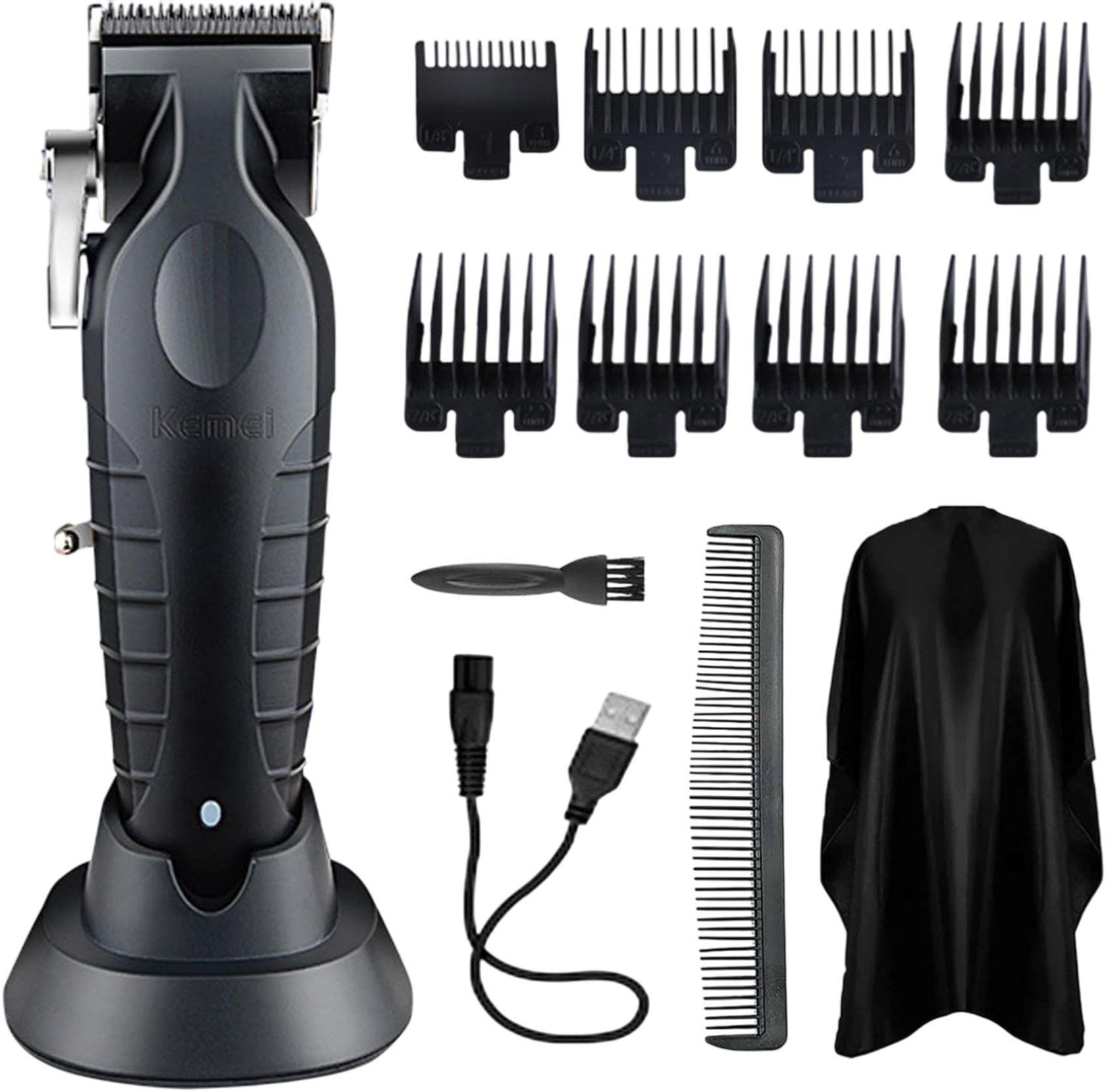 Saç kəsimi üçün cihaz Kemei KM-2296 Black — 1