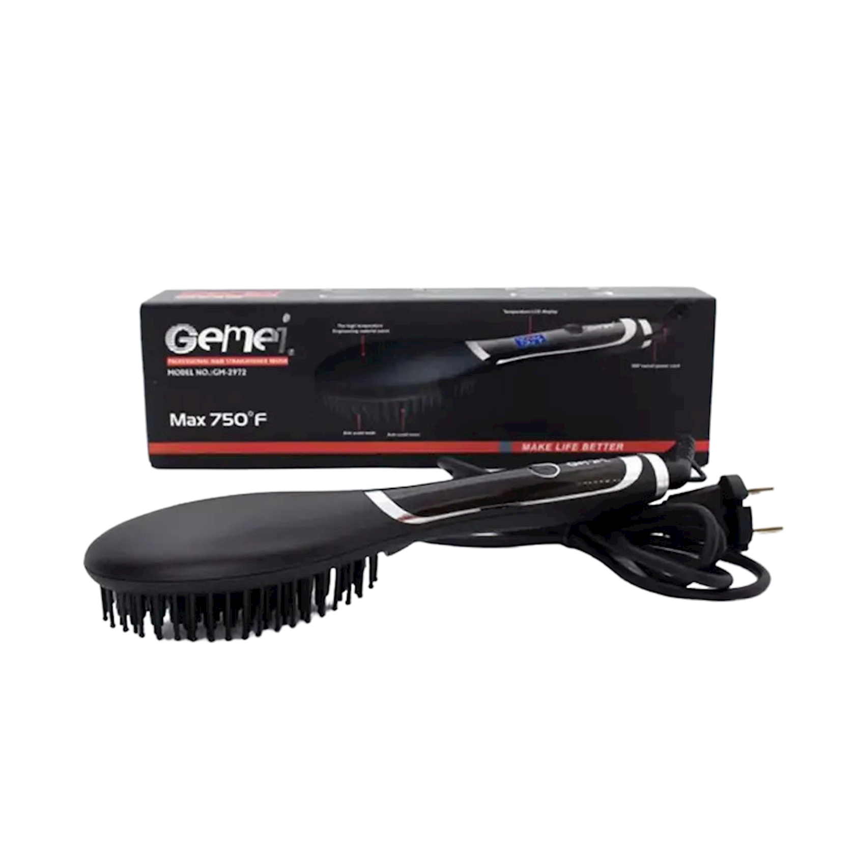 Saç üçün düzləşdirici Gemei GM-2972 — 1