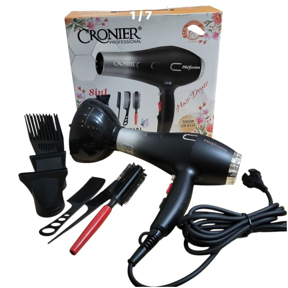 Fen Cronier 8114, 2 başlıqlı və əlavə 1 biqo başlıqlı professional hava feni - wel2 — 1