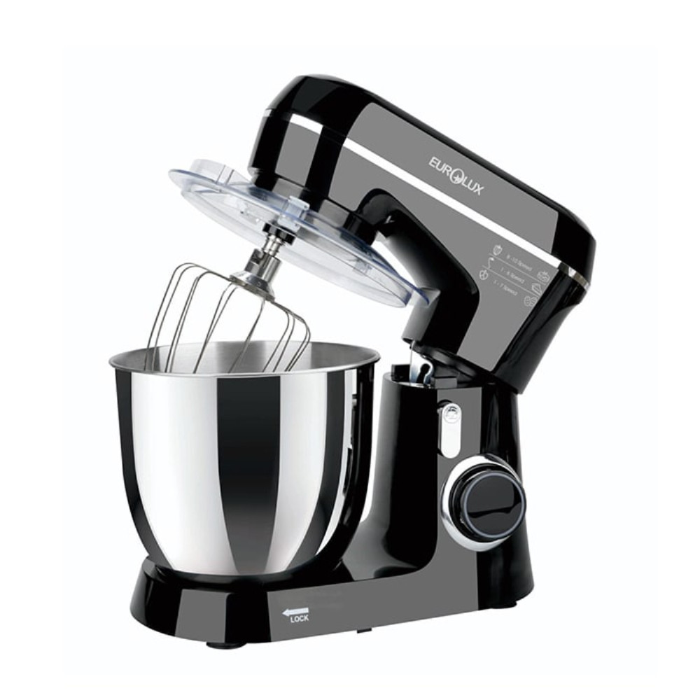 Planetar mikser Eurolux SМ3950SB 1400 Vt 10 Paslanmayan polad xəmiryoğuran 4.5L LRD — 1
