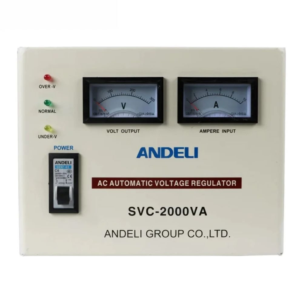 Gərginlik stabilizatoru Andeli SVC-2000VA, 110-250V — 1