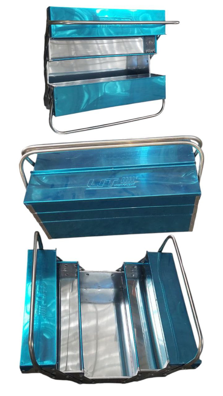 Alətlər üçün qutu Lit, 50x20x20 sm, 5 bölmə, metal - LİT_Canta_S35R — 1