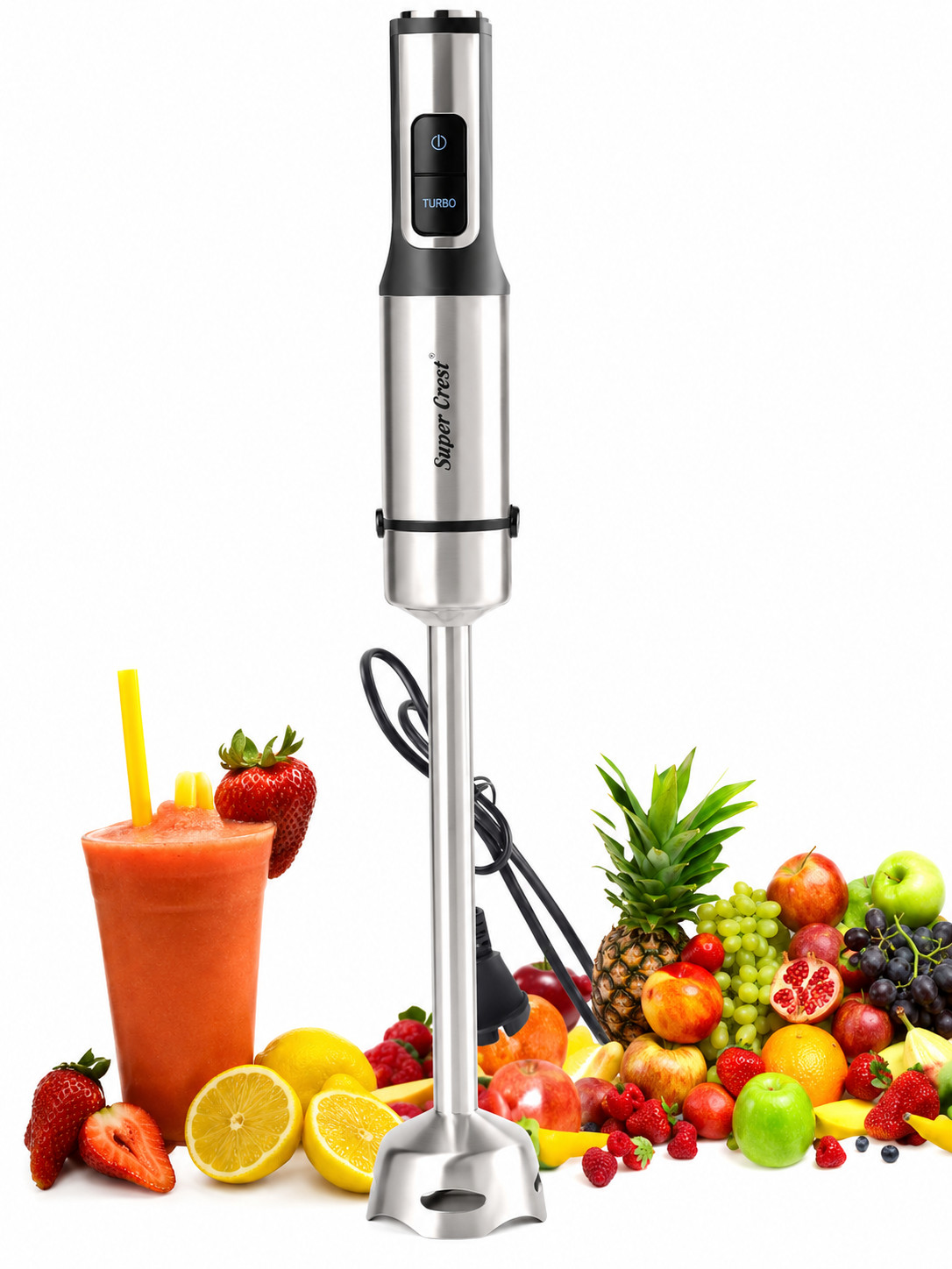 Portativ blender Super Crest SCT-7029 1200 W qara-gümüşü — 1