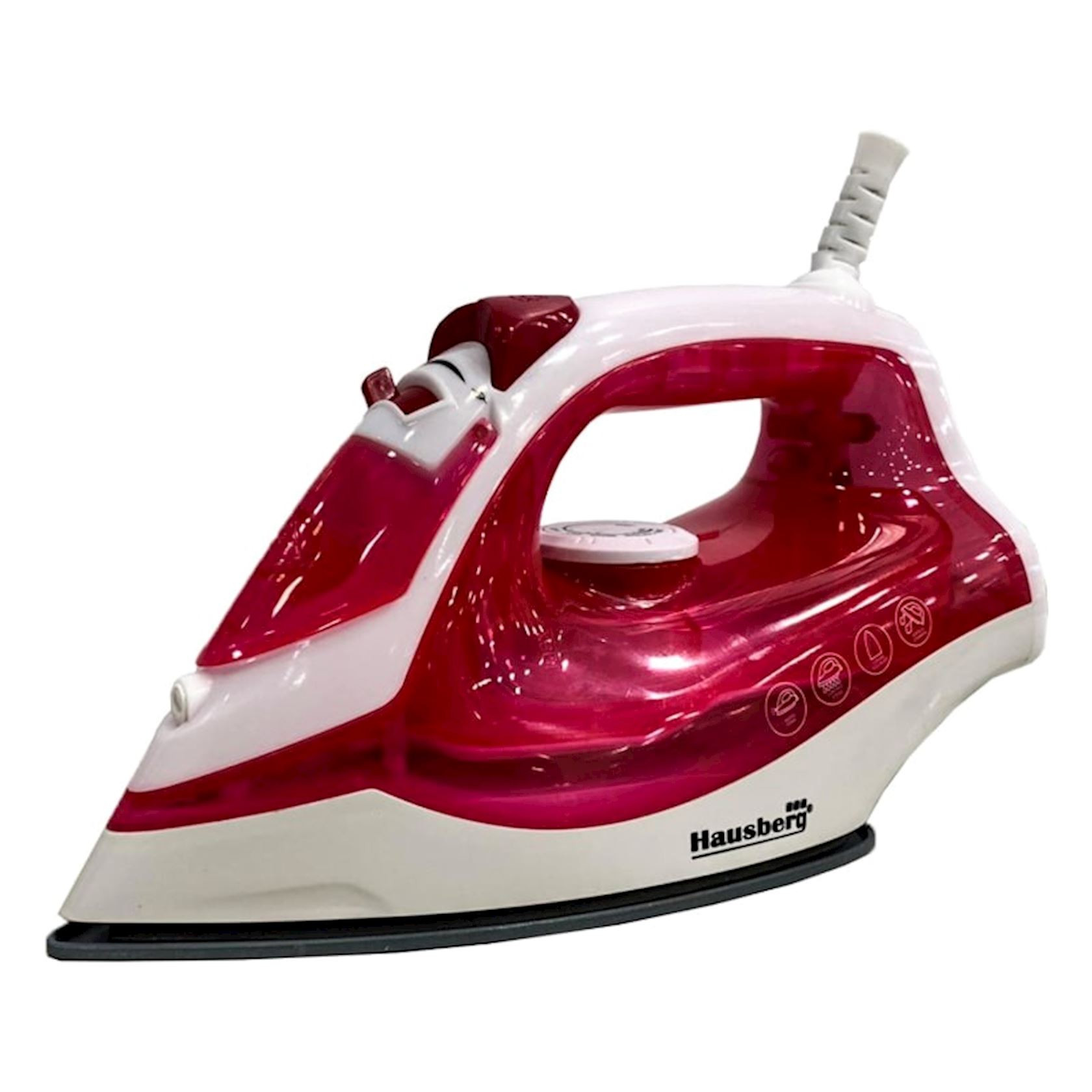 Ütü Hausberg HB-7850 keramika 2000 W qırmızı — 1