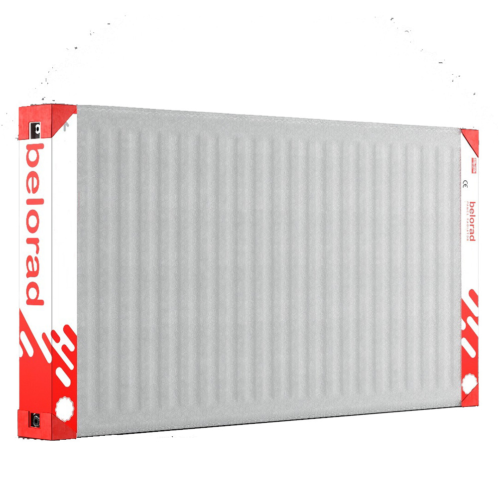 Polad radiator Belorad, 50/100, panel, ağ — 1