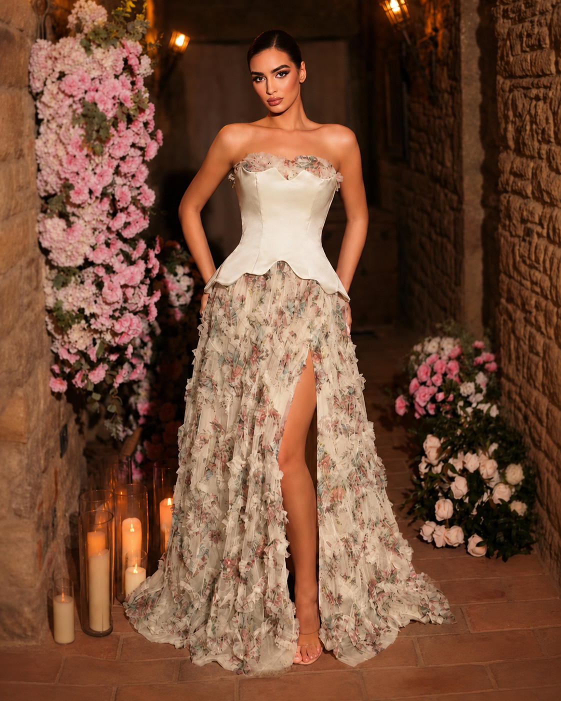 Qadınlar üçün büstiyer don 40181824, bej, ölçü S — 1