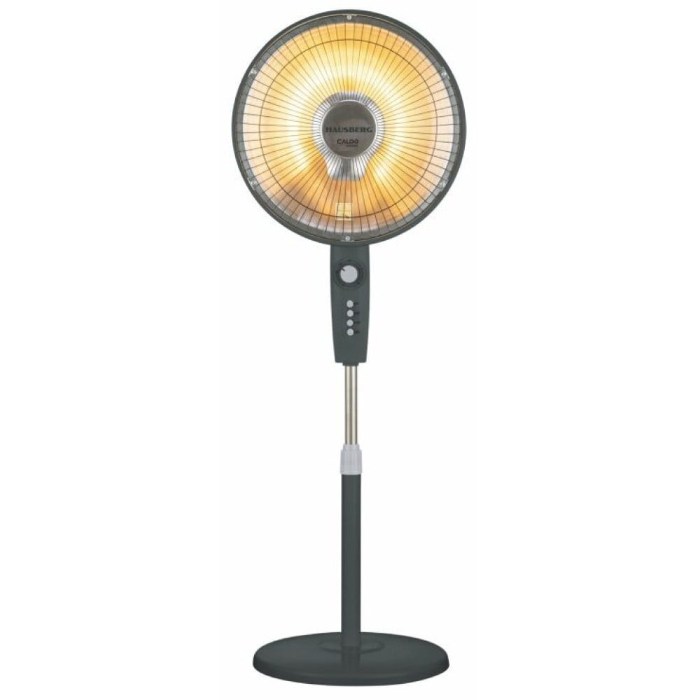 Qızdırıcı Hausberg HB-8810NG, halogen, 1000 Vt, boz, temperaturun tənzimlənməsi — 1
