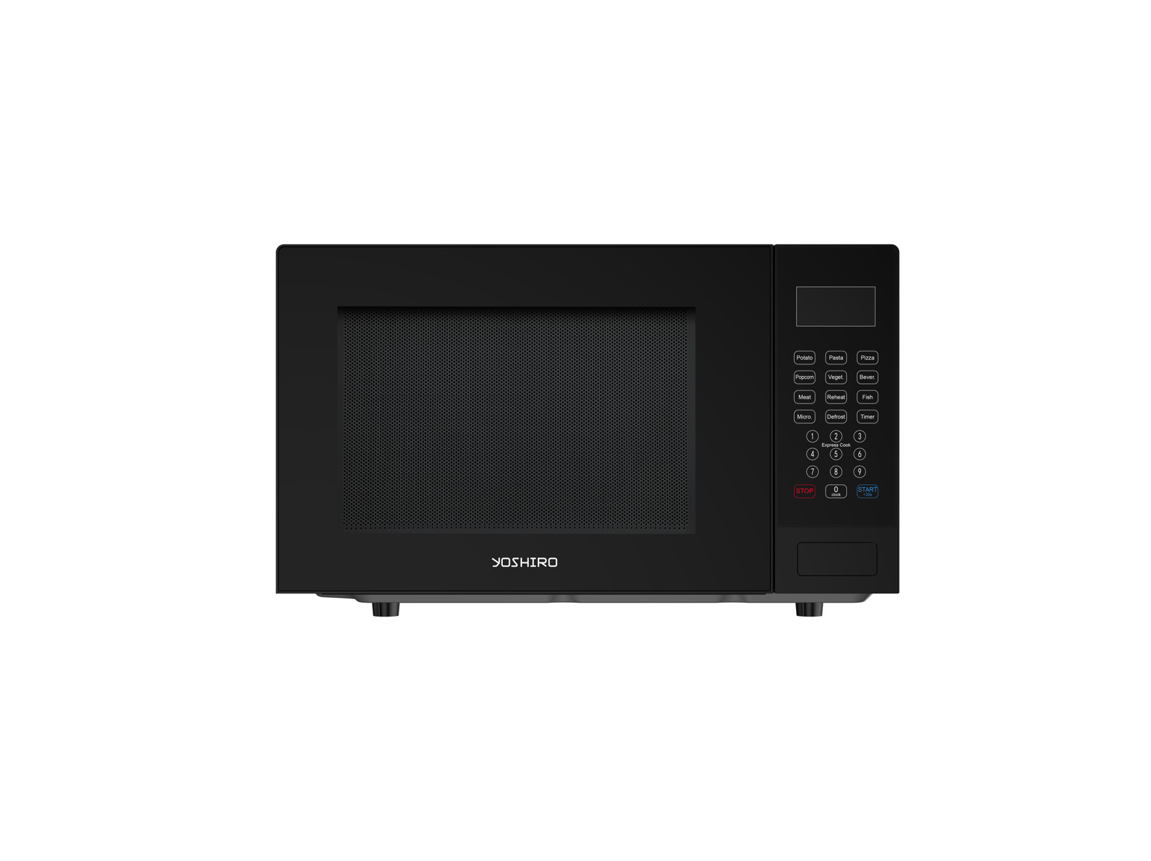 Mikrodalğalı soba Yoshiro YMW-S23A1, 23 l, 800 Vt, Qara — 1