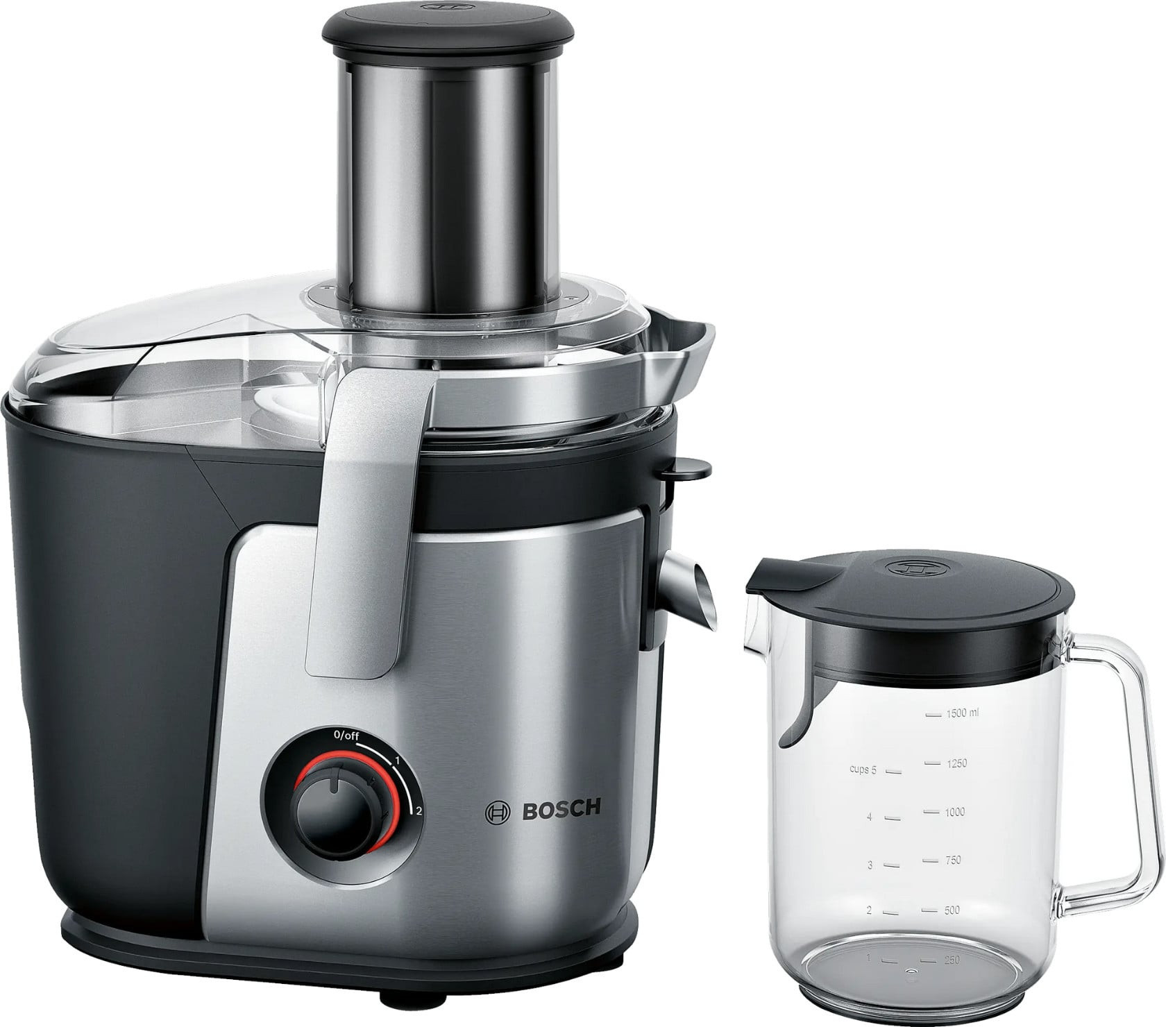Şirəçəkən Bosch, MES4010 151704, 1200 Vt, 1.5 L, qara/gümüşü — 1