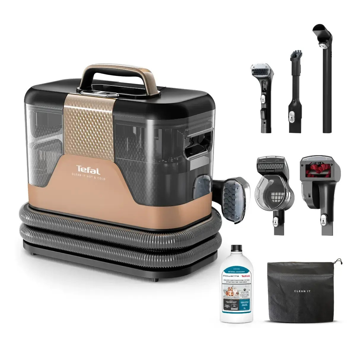 Yuyucu tozsoran Tefal IZ7021 Clean It Hot&Cold 1830009866, nəm, 1150 Vt, konteyner, 2.3 l — 1