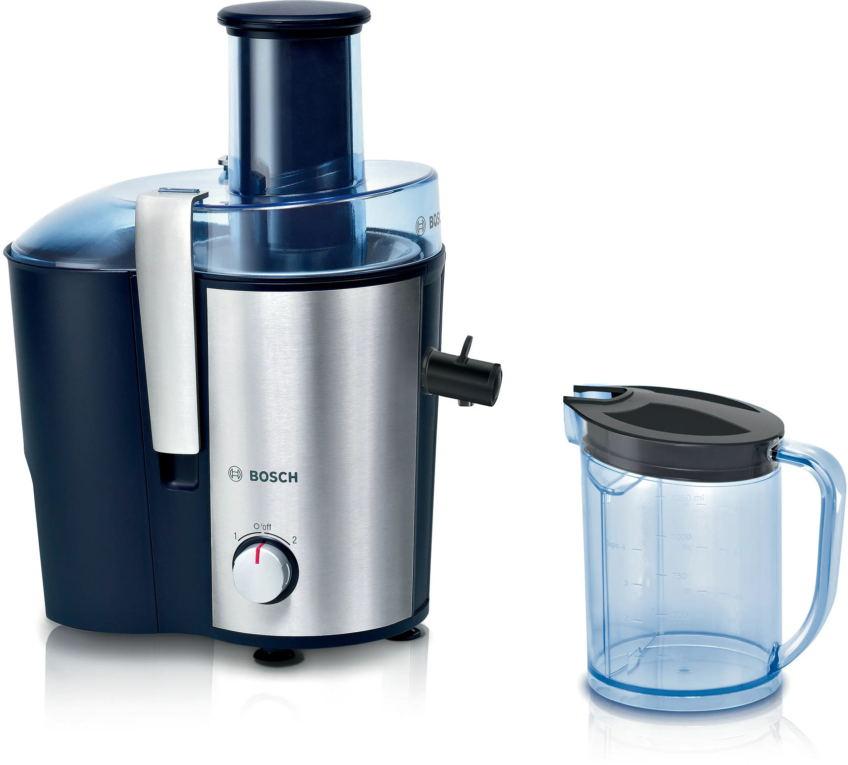Şirəçəkən Bosch, MES3500, 700 Vt, 1.25 L, qara/gümüşü — 1